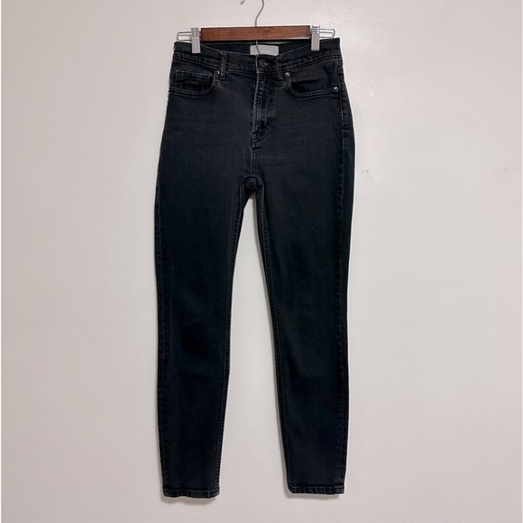 Everlane Mid Rise Slim Straight Skinny Leg Ankle Jeans - Picture 3 of 8